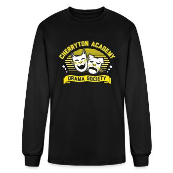 Cherryton Drama Society - Men's Long Sleeve T-Shirt - black - Front