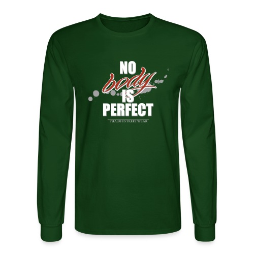No body is perfect - Men's Long Sleeve T-Shirt