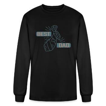 Best Dad - Men's Long Sleeve T-Shirt - black - Front