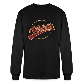 Varsity Sports Fanfare - Men's Long Sleeve T-Shirt - black - Front