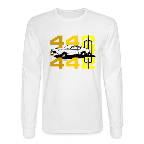 auto_oldsmobile_442_002a - Men's Long Sleeve T-Shirt