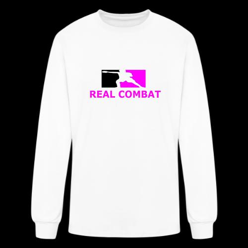 RCM MMA & BOXING Pink - Men's Long Sleeve T-Shirt