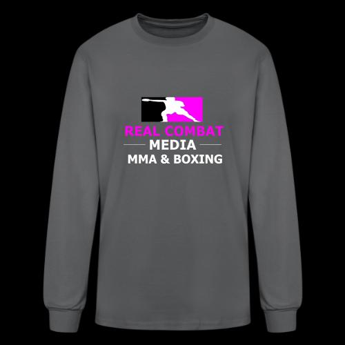 RCM MMA & BOXING Pink - Men's Long Sleeve T-Shirt