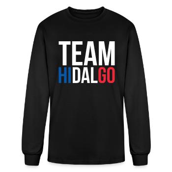 Anne hidalgo 2022 1 - Men's Long Sleeve T-Shirt - black - Front