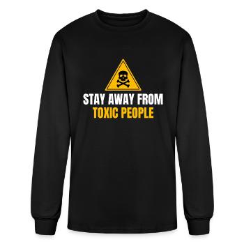 Stay Away From Toxic People - Men's Long Sleeve T-Shirt - black - Front