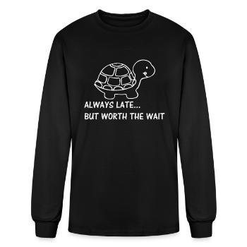 Always Late - Men's Long Sleeve T-Shirt - black - Front