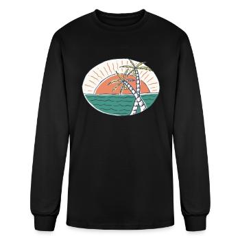 Relax Place - Men's Long Sleeve T-Shirt - black - Front
