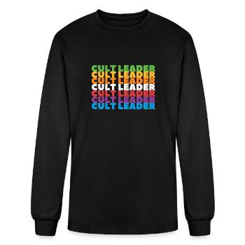 cult leader - Men's Long Sleeve T-Shirt - black - Front