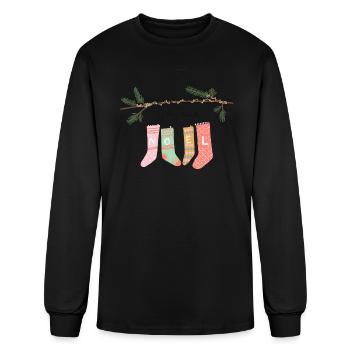 joyeux noël felix - Men's Long Sleeve T-Shirt - black - Front