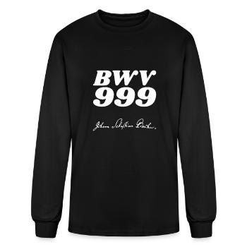 Johann Sebastian Bach BWV 999 - Men's Long Sleeve T-Shirt - black - Front