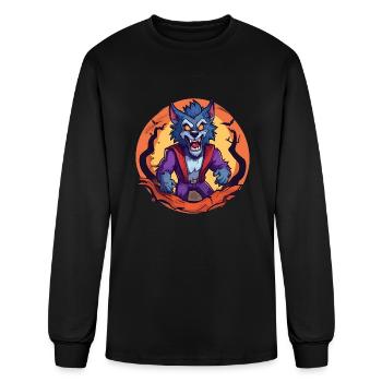 Halloween Werewolf - Men's Long Sleeve T-Shirt - black - Front