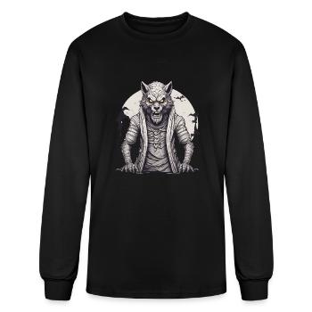 Halloween Werewolf - Men's Long Sleeve T-Shirt - black - Front