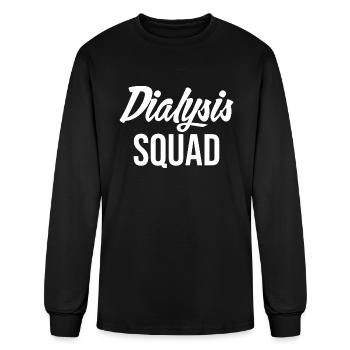Dialysis Squad Nurse Nursery Kidney - Men's Long Sleeve T-Shirt - black - Front