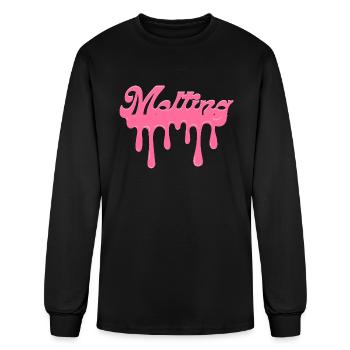 Melting Away - Men's Long Sleeve T-Shirt - black - Front