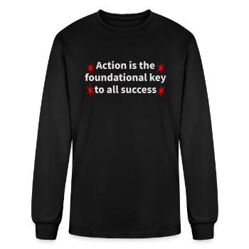 motivation - T-shirt à manches longues Homme - noir - Devant