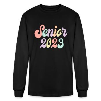 Senior 2023 - Men's Long Sleeve T-Shirt - black - Front