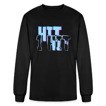 1 Hit nostalgia - Men's Long Sleeve T-Shirt - black - Front