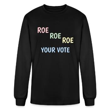 Roe Roe Roe - Men's Long Sleeve T-Shirt - black - Front