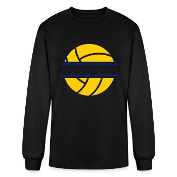 Volleyball Team of Volleyball Players - Men's Long Sleeve T-Shirt - black - Front