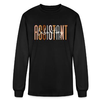 laboratory Assistant Squad Funny laboratory Crew - Men's Long Sleeve T-Shirt - black - Front