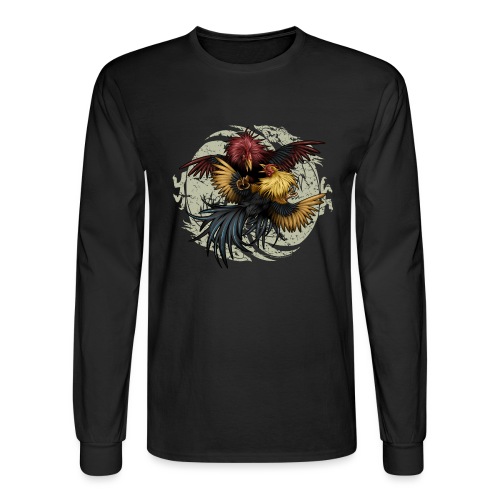 Ying Yang Gallos by Rollinlow - Men's Long Sleeve T-Shirt