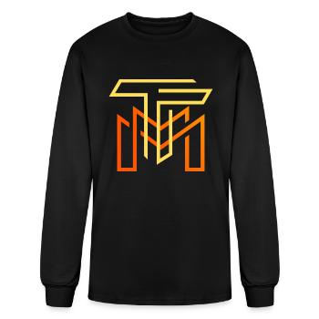 Fusion de la conception des logos M et T - T-shirt à manches longues Homme - noir - Devant