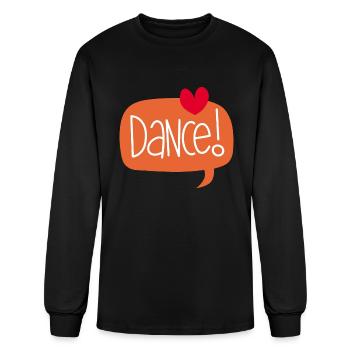 Dance - Men's Long Sleeve T-Shirt - black - Front