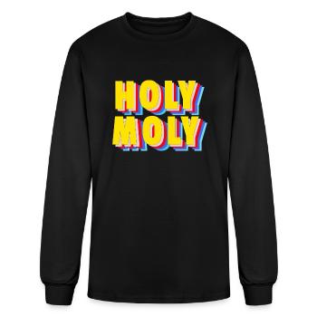Holy Moly, colurful - Men's Long Sleeve T-Shirt - black - Front