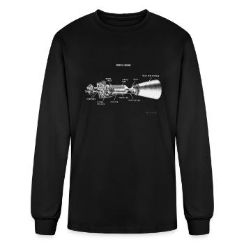 GRC 2003 C 00851 white - Men's Long Sleeve T-Shirt - black - Front