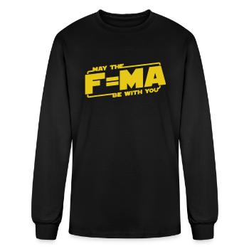 May The Force Be With You - Men's Long Sleeve T-Shirt - black - Front