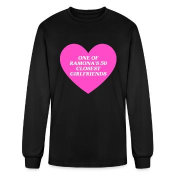 One Of Ramona's 50 Closest Girlfriends - Men's Long Sleeve T-Shirt - black - Front