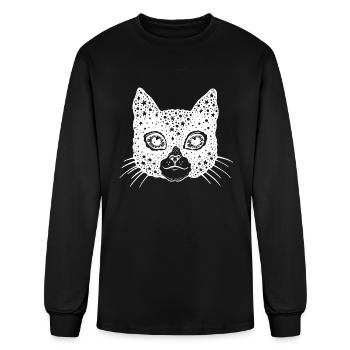Cat lover - Men's Long Sleeve T-Shirt - black - Front