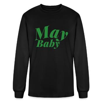May Ba - Men's Long Sleeve T-Shirt - black - Front
