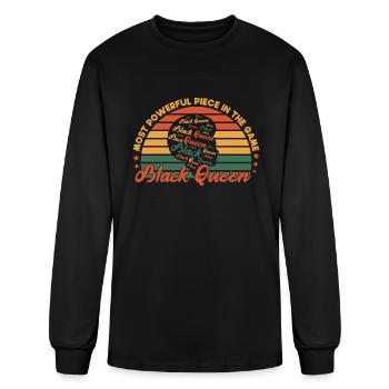 Most Powerful Piece In The Game - Men's Long Sleeve T-Shirt - black - Front