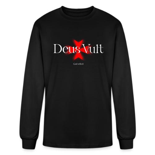 Deus Vult: God Wills It - Men's Long Sleeve T-Shirt