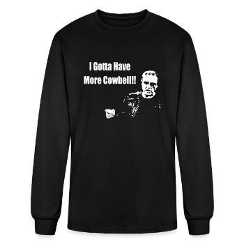 I Gotta Have More Cowbell - Men's Long Sleeve T-Shirt - black - Front