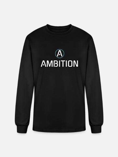 Ambition Circle - Men's Long Sleeve T-Shirt - black
