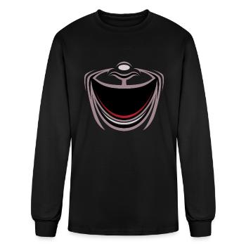 Comedy Theater Mask - Men's Long Sleeve T-Shirt - black - Front