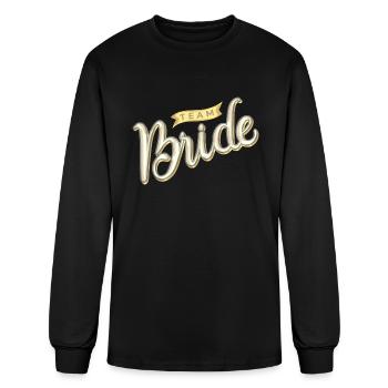 Team Bride - Men's Long Sleeve T-Shirt - black - Front