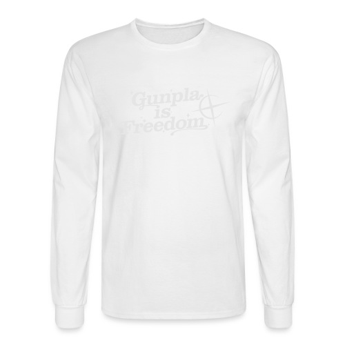 Freedom Men's T-shirt — Banshee Black - Men's Long Sleeve T-Shirt