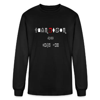 Wingtale - Men's Long Sleeve T-Shirt - black - Front
