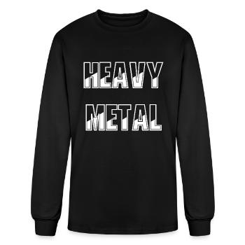 métal lourd - T-shirt à manches longues Homme - noir - Devant