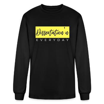 Dissertationing everyday - Men's Long Sleeve T-Shirt - black - Front