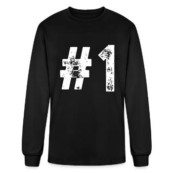 I'm number One - #1 - Men's Long Sleeve T-Shirt - black - Front
