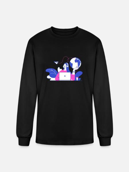 cs 1 - Men's Long Sleeve T-Shirt - black