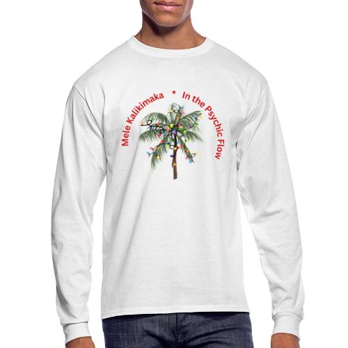 Carolan Christmas palm tree design - Men's Long Sleeve T-Shirt