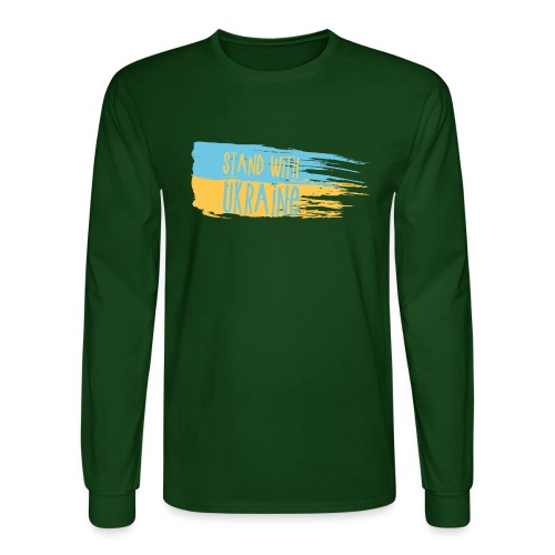 I Stand With Ukraine - Men's Long Sleeve T-Shirt