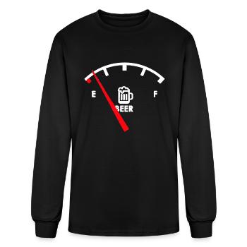 BEER - Men's Long Sleeve T-Shirt - black - Front
