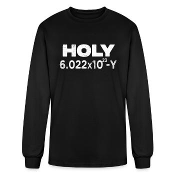 Holy Moley Avogadro - Men's Long Sleeve T-Shirt - black - Front