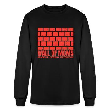 Wall Of Moms - Men's Long Sleeve T-Shirt - black - Front
